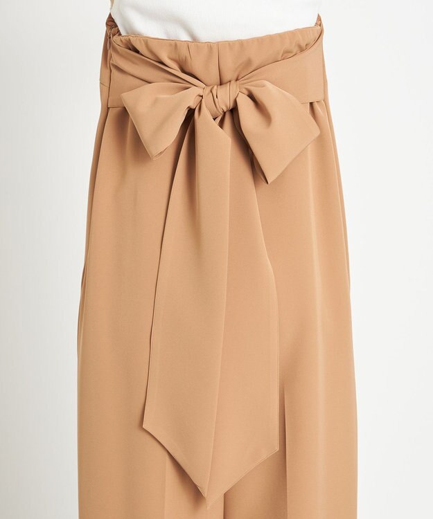 NAVE 【Nave　洗える】バッグリボンオールインワン キャメル系