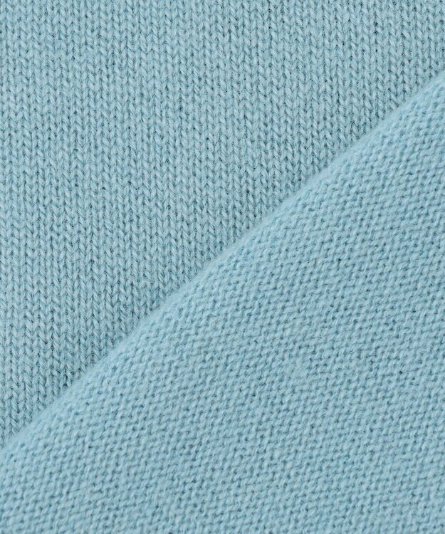 組曲 ウールカシミヤミックス ロールネック ニット パウダーブルー系