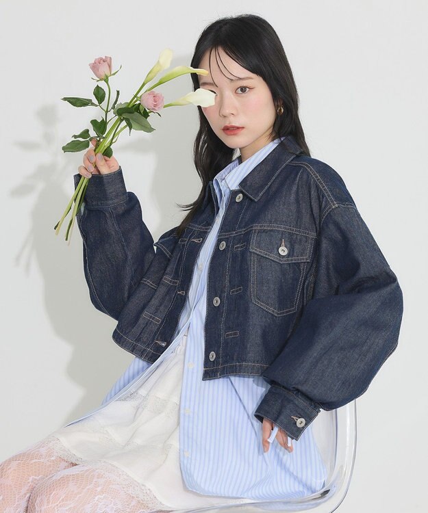 earth music&ecology ティアードレースミニスカート White