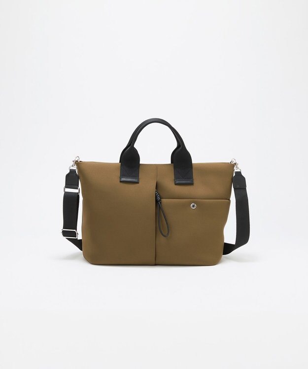 TOPKAPI 【Breath TOPKAPI】SORT ソート ネオプレン 2way A4 トートバッグ カーキブラウン