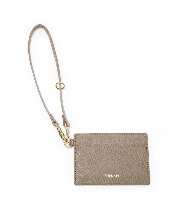 TOPKAPI 【TOPKAPI】角シボ型押し・ パスケース COLORATO コロラート グレー　