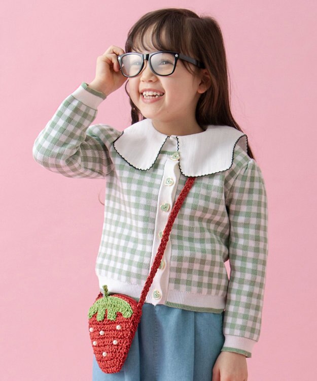 ANY KIDS フルーツ ショルダー ポシェット イチゴ