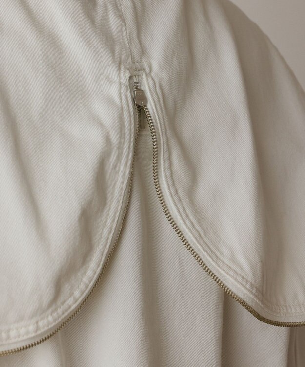 GRACE CONTINENTAL フードジップデニムジャケット キナリ