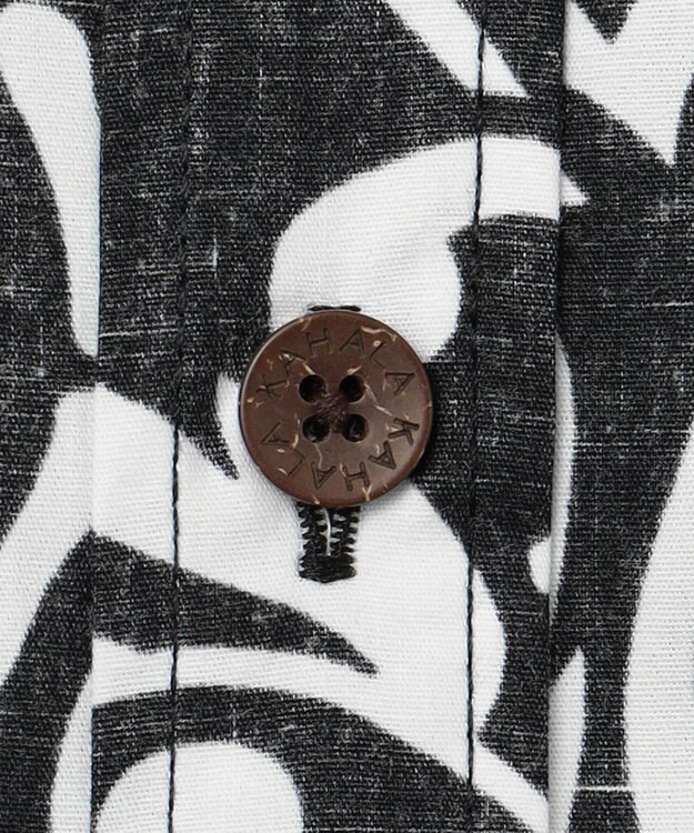 JOSEPH ABBOUD MOUNTAIN 【SPACE】KAHARAアロハ シャツ ブラック系6