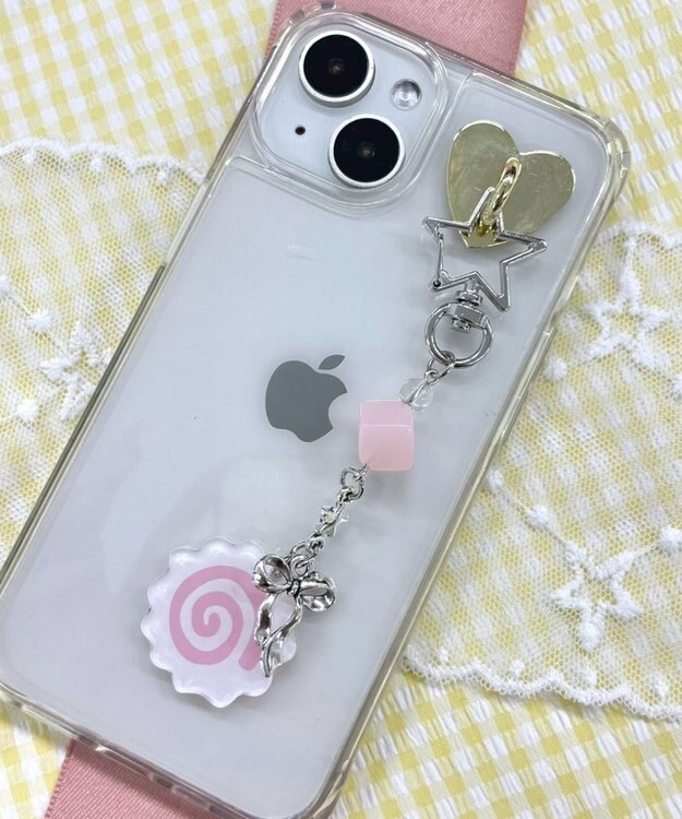 WEGO ぐるぐるビーズキーホルダー 柄4