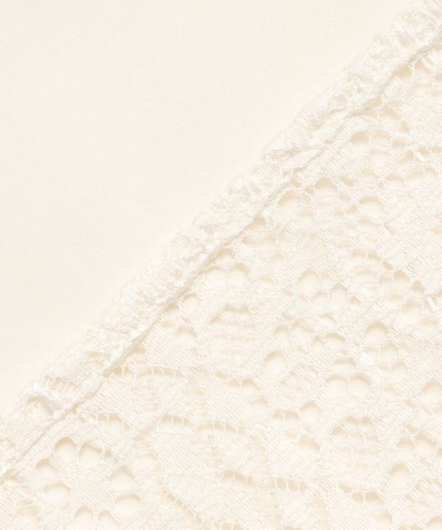 J.PRESS LADIES L エニーブロード レース ブラウス オフホワイト系