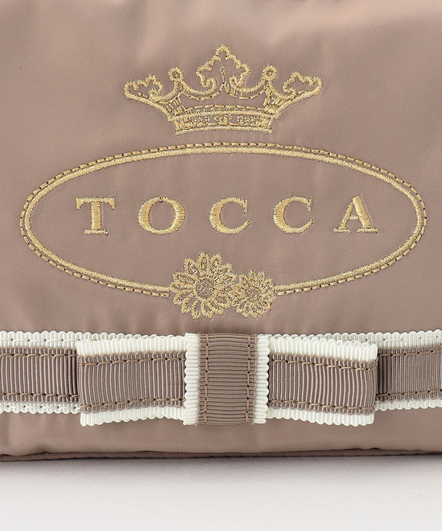 TOCCA LOGO POUCH ポーチ ベージュ系
