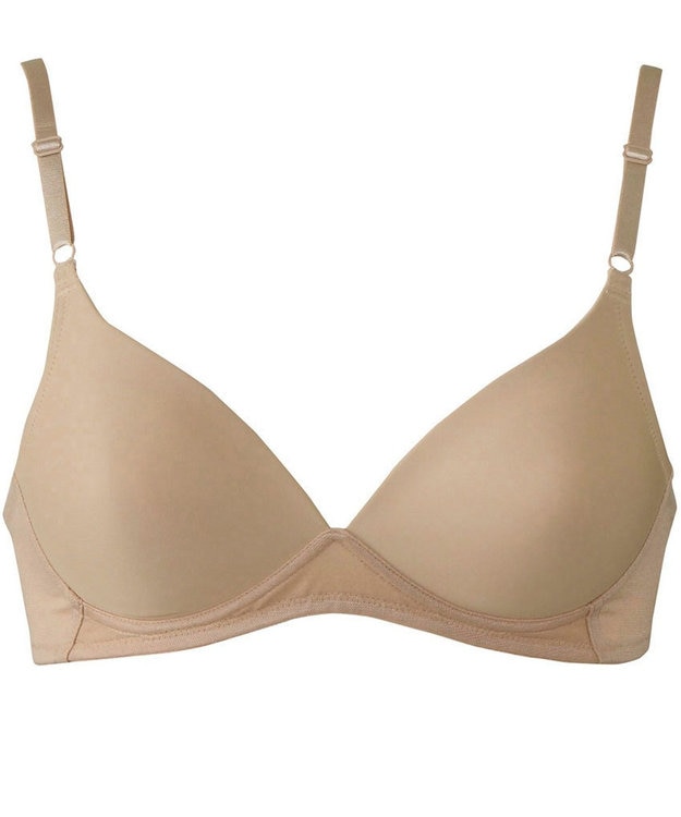 Wing ノンワイヤー　Tシャツブラ　透けにくくアウターにひびきにくい　AA・A・Bカップ　ウイング／ワコール　KB1521 シナモンブラウン