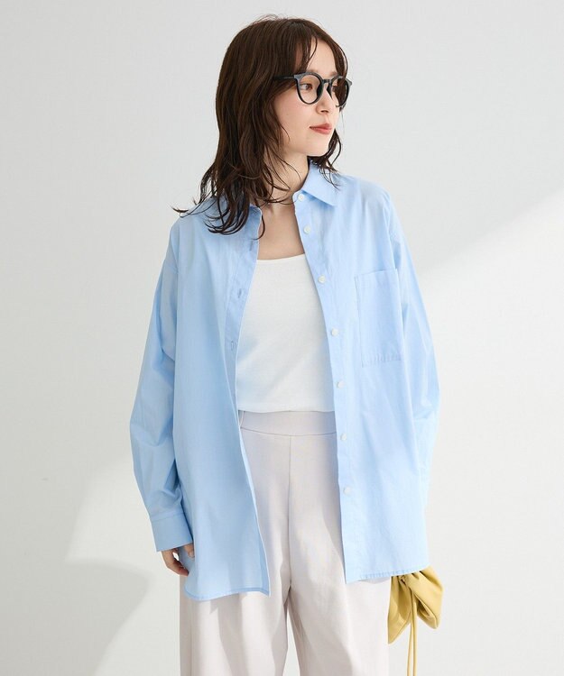 Green Parks 機能付テレコリブタンクトップ Off White