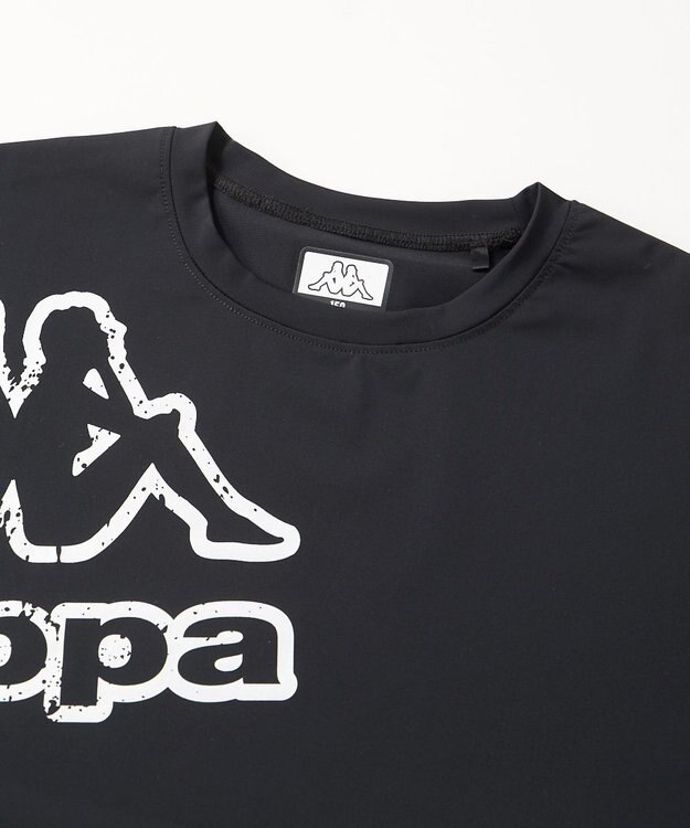 OP／FILA 【Kappa】長袖被りラッシュガード ブラック