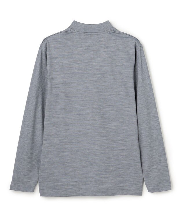 JOSEPH HOMME 【新色追加】ウールジャージーウォッシャブル　モックネックカットソー ライトグレー系