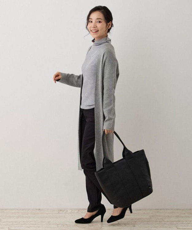 ROOTOTE 1323【自立+ボンディング】SN.ミディアム.ジェントリー-B 01：ブラック