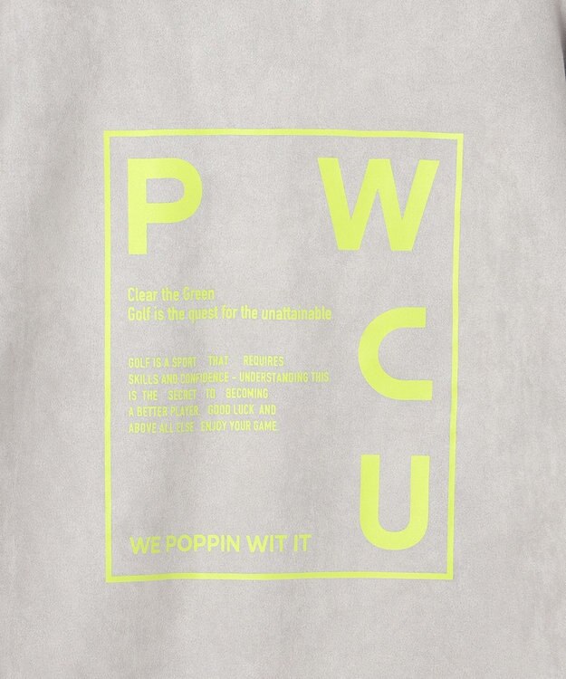 PW CIRCULUS 2025 NEW！【手洗い洗濯可】【WOMEN】スエードライク デタッチャブルフーディ ゴルフウェア レディース グレー系