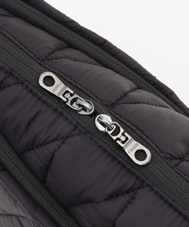 Y'SACCS バイアスキルトショルダー ブラック