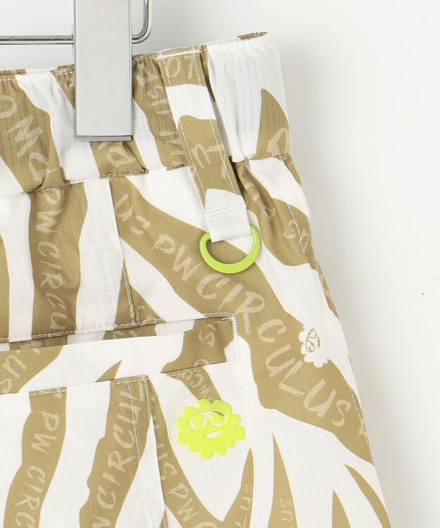 PW CIRCULUS 【高通気 / 軽撥水 / 軽量のDotAir 使用】【MEN】ゼブラ柄ベルテッドショーツ ベージュ系5