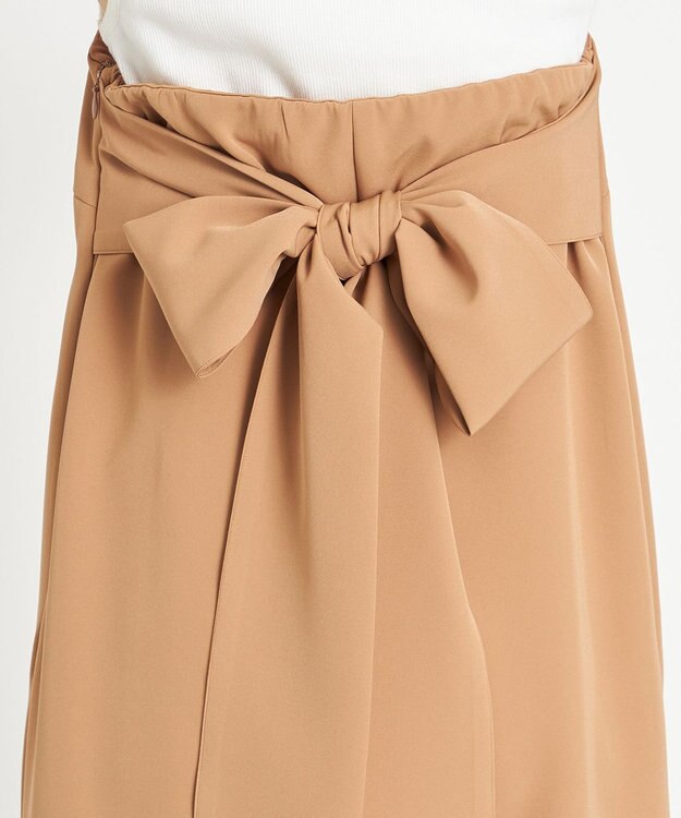 NAVE 【Nave　洗える】バッグリボンオールインワン キャメル系