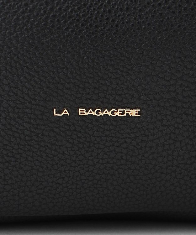 LA BAGAGERIE コンビカラー　ライトウェイトトート ブラック