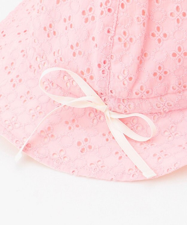 組曲 KIDS プテイフラワーレース ハット ピンク系
