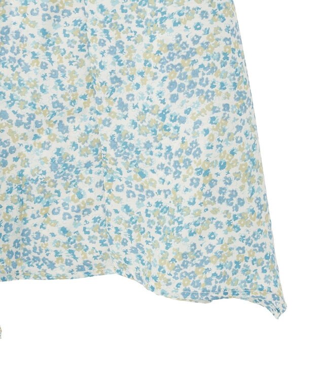 Green Parks 花柄イレヘムボリュームスカート Black