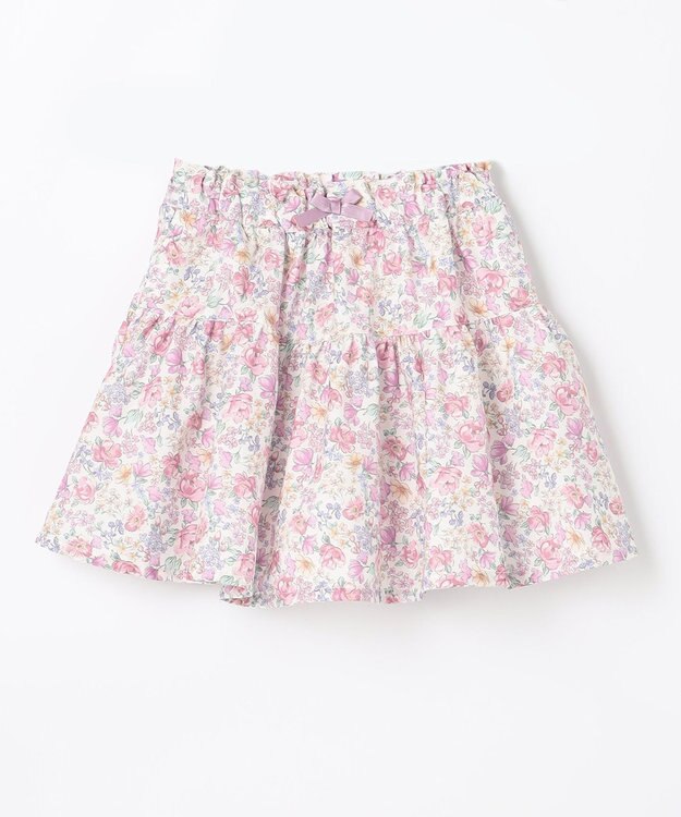 ANY KIDS 総柄スカパン ピンク系×花柄