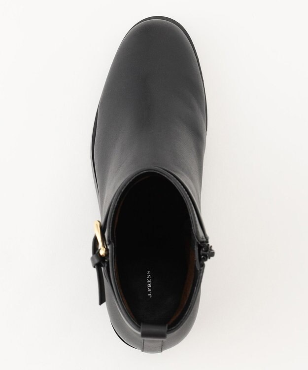 J.PRESS LADIES ベルト ショート ブーツ ブラック系