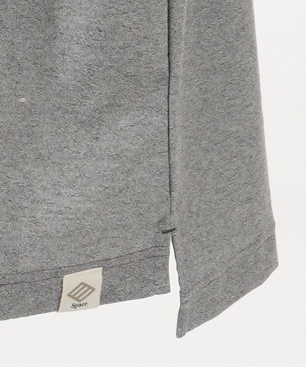 JOSEPH ABBOUD MOUNTAIN 【SPACE】OGスラブプレーティング天竺 カットソー ライトグレー系