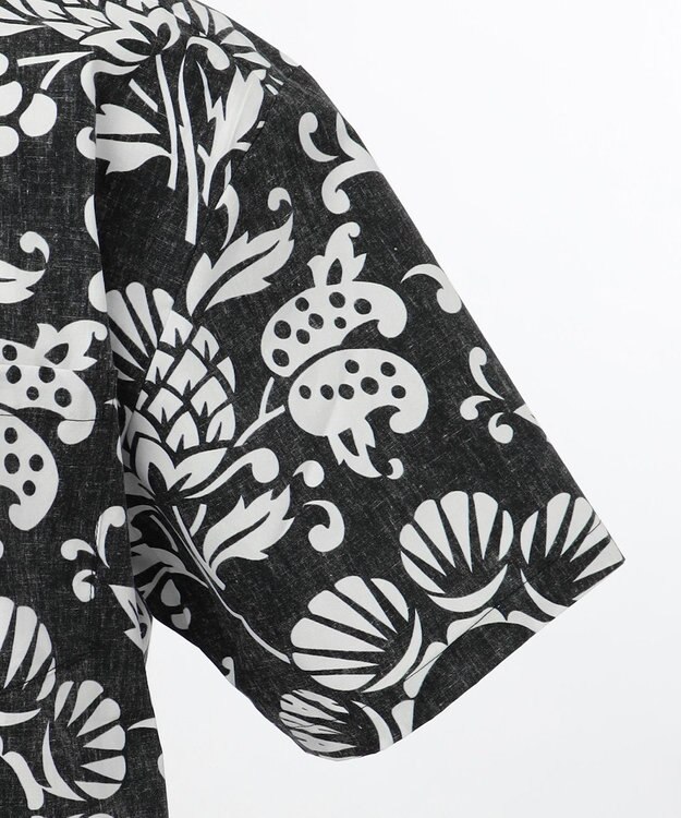 JOSEPH ABBOUD MOUNTAIN 【SPACE】KAHARAアロハ シャツ ブラック系6