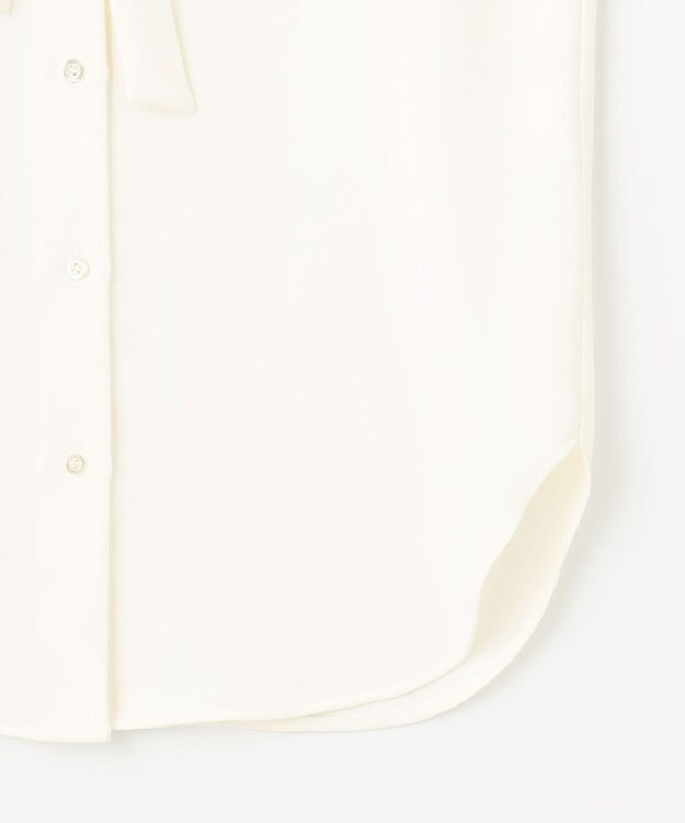 組曲 ポインテッドカラーボウタイ ブラウス アイボリー系