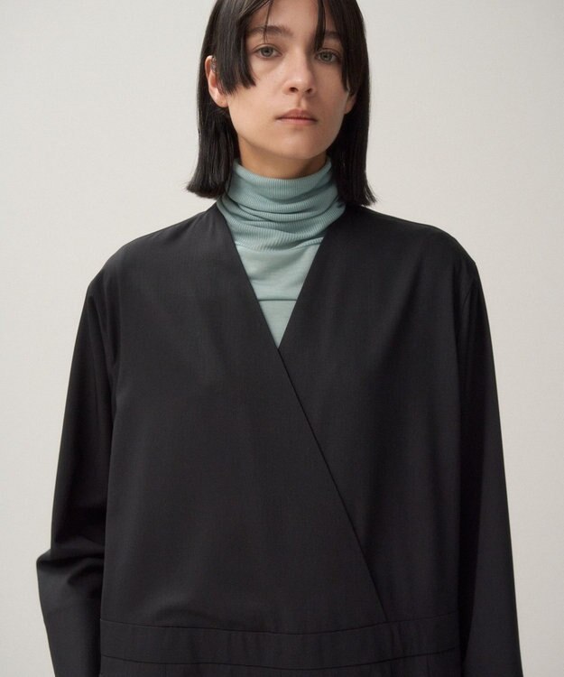 ATON TECHNO WOOL TWILL | ジャンプスーツ BLACK