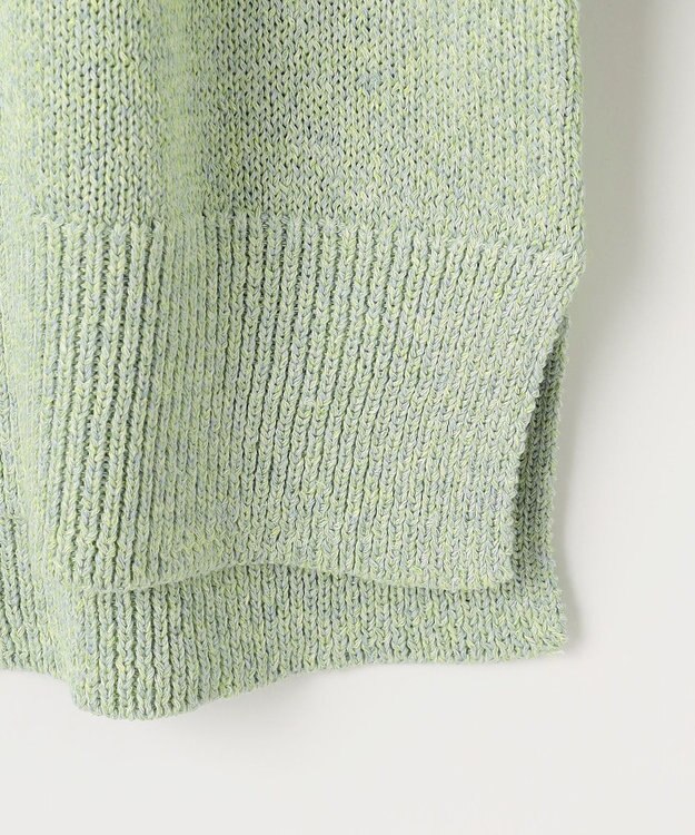 J.PRESS LADIES 【洗える】Reeves  Shine クルーネック ニット グリーン系