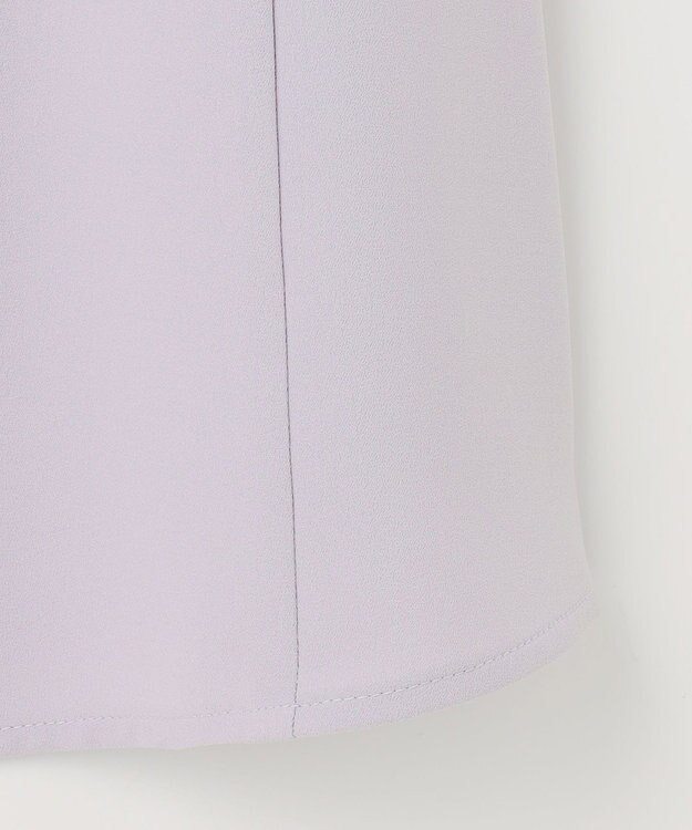 ANY SIS L 【洗える】2WAYバイカラーフレア ブラウス ラベンダー