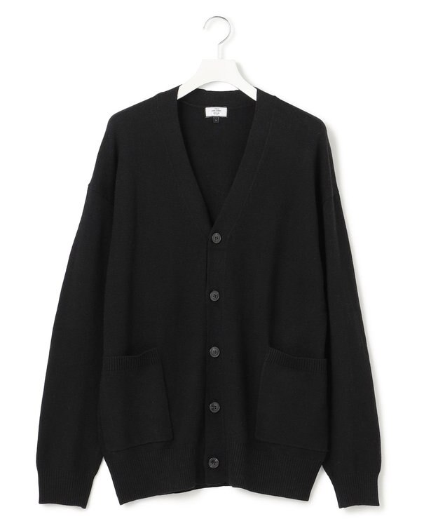 J.PRESS YORK STREET 【UNISEX】ANTI PILLING WOOL ニットカーディガン ブラック系