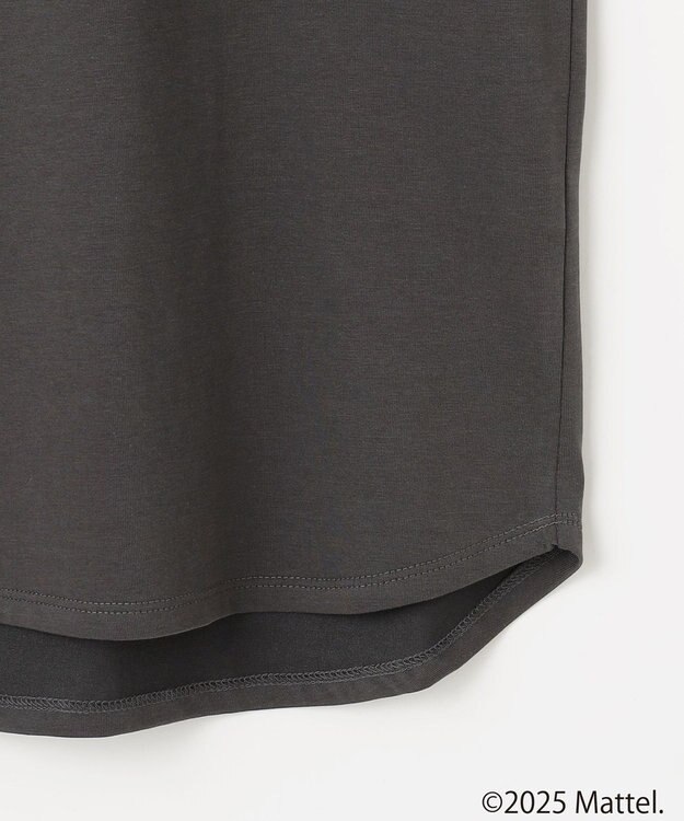 ANY 【Barbie(TM)】フリルTシャツ チャコール