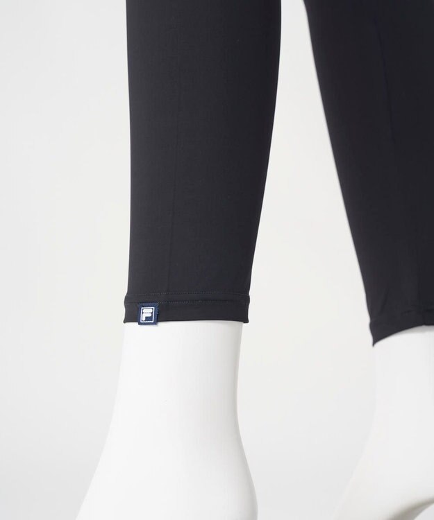 FILA GOLF／marie claire 【FILA GOLF】スーパーナイロンクール｜レギンス ブラック