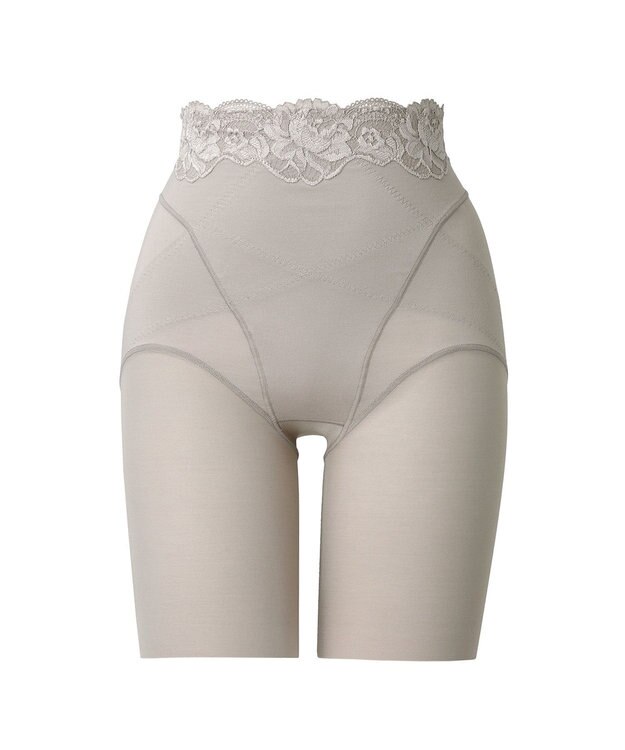 BRADELIS New York 【BRADELIS NewYork peace】ハイブリッドシェイプアップヘムガードル23 ソフトな履き心地でしっかり補正 グレージュ