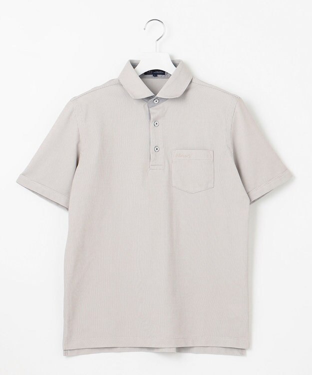23区GOLF ギフトにもお勧め！【WEB限定】ベーシックポロシャツ ライトグレー系