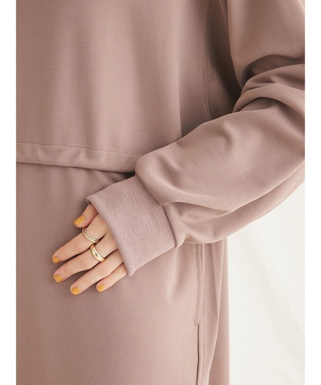 CRAFT STANDARD BOUTIQUE ポンチウエストドロストワンピース Beige