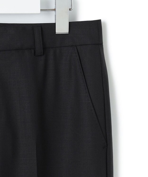 23区 【セットアップ対応】ラフィーネウール テーパードパンツ ブラック系
