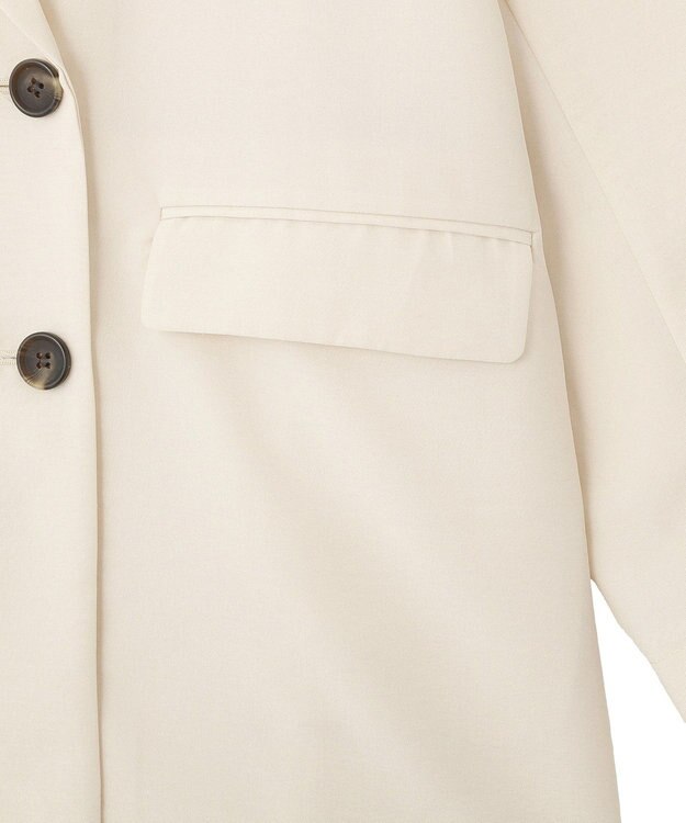 Green Parks オーバーサイズＷ釦ライトジャケット Ecru