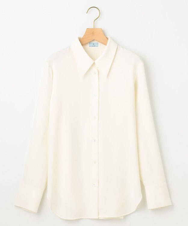 組曲 ポインテッドカラーボウタイ ブラウス アイボリー系