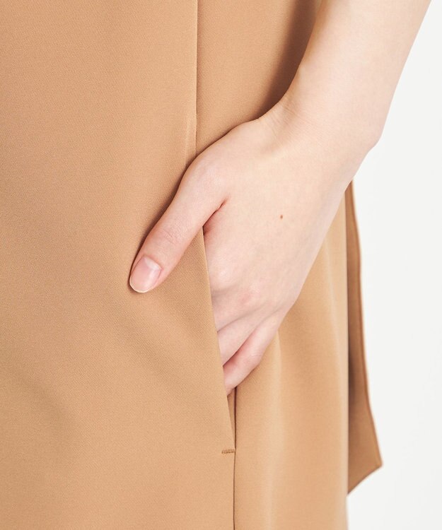 NAVE 【Nave　洗える】バッグリボンオールインワン キャメル系