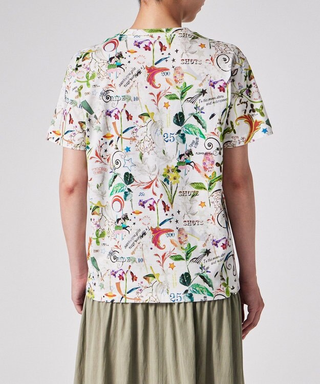 Paul Smith オールオーバープリント 半袖Tシャツ ホワイト