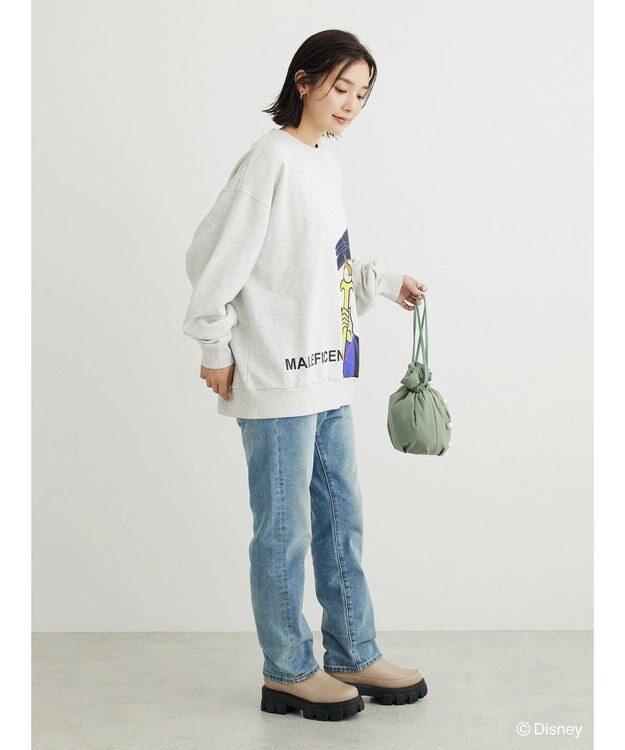 Green Parks Villains／フロントアート裏毛プルオーバー Oatmeal