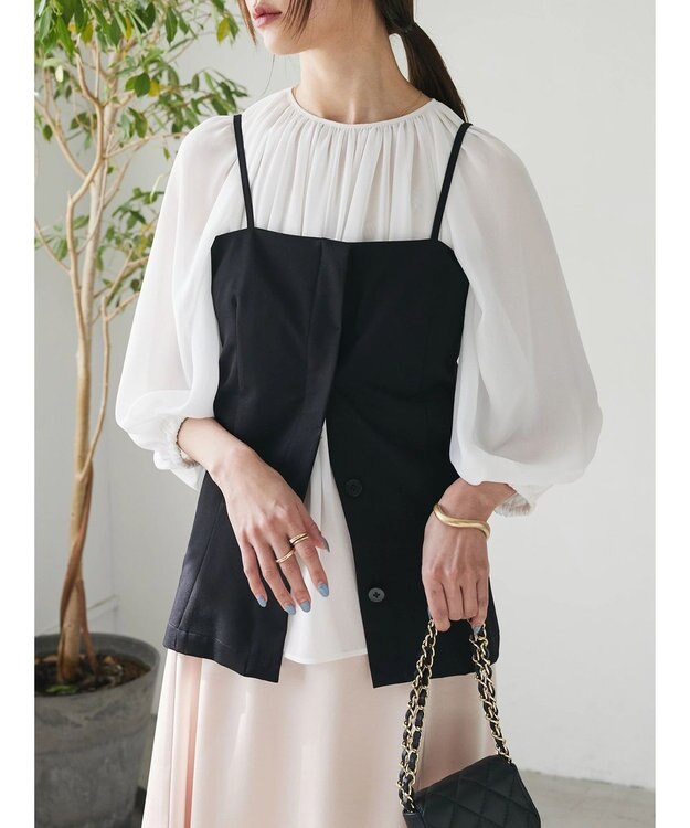 Green Parks AnriettMusee キャミビスチェ Black