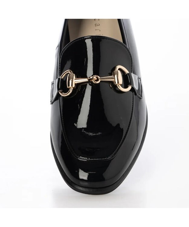MODE ET JACOMO <carino>ビットローファー ブラックエナメル