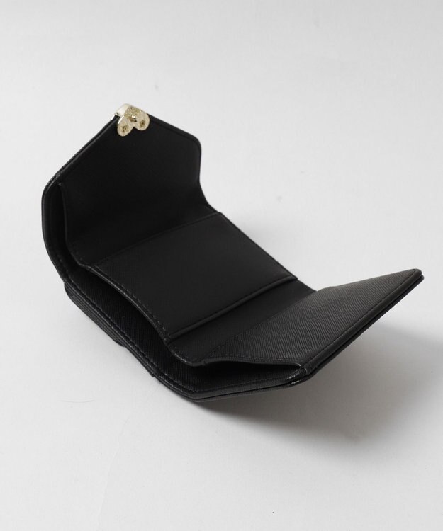 WEGO ハートレターミニウォレット ブラック