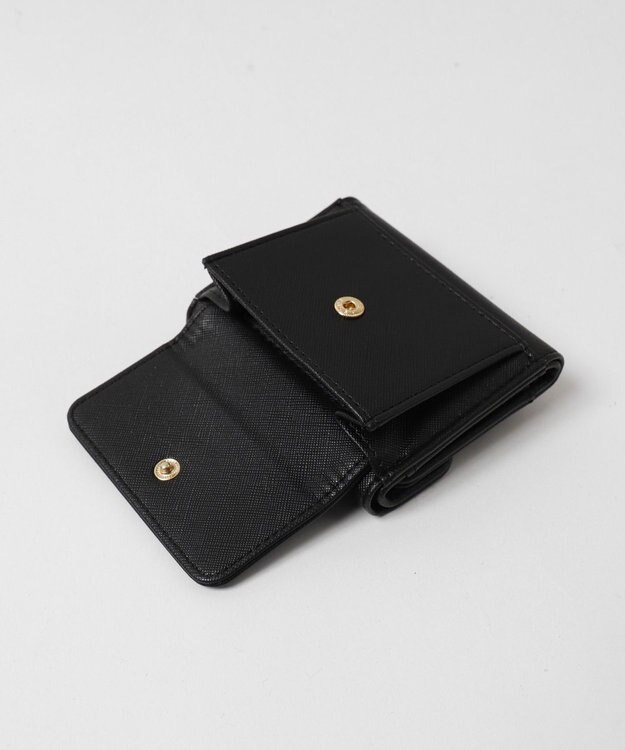 WEGO ハートレターミニウォレット ブラック