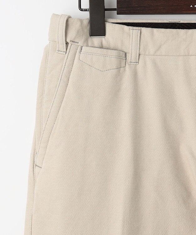 JOSEPH ABBOUD 【キングサイズ・裏起毛/ウエスト伸びる】オーガニックコットン2WAYストレッチカルゼ パンツ ベージュ系