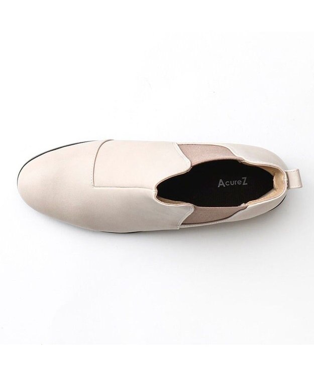 AcureZ 晴雨兼用やわらかトラッドブーツ「生活防水タイプ」 アイボリー