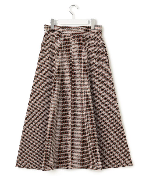 J.PRESS YORK STREET 【WOMEN】チェックジャガード スカート ブラウン系3